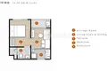 Wohnung 1 Schlafzimmer 26 m² Wichit, Thailand