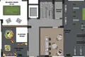 Квартира 2 комнаты 56 м² Оба, Турция