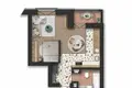 Appartement 1 chambre 39 m² Minsk, Bélarus