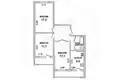 Appartement 3 chambres 75 m² Muchaviecki sielski Saviet, Bélarus
