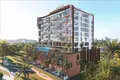 Complexe résidentiel Luxury penthouses in the new complex Bonds Avenue Residences with swimming pools, mini golf and gardens, Dubai Islands, Dubai, UAE
