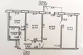 3 room apartment 56 m² Homyel, Belarus