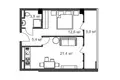 Wohnung 2 zimmer 53 m² Batumi, Georgien