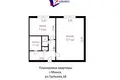 Mieszkanie 1 pokój 34 m² Mińsk, Białoruś