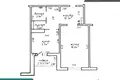 1 room apartment 45 m² Minsk, Belarus