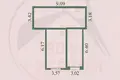 House 38 m² Zabalocki sielski Saviet, Belarus