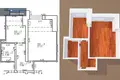 2 room apartment 54 m² Palanga, Lithuania