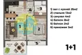 Mieszkanie 2 pokoi 72 m² Erdemli, Turcja