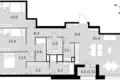 Квартира 3 комнаты 116 м² Москва, Россия
