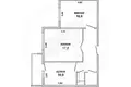 Квартира 2 комнаты 59 м² Мухавецкий сельский Совет, Беларусь
