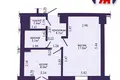 1 room apartment 36 m² Minsk, Belarus
