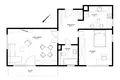 2 room apartment 62 m² Warsaw, Poland