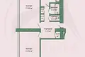 2 room apartment 53 m² Minsk, Belarus