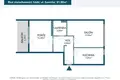 Квартира 2 комнаты 52 м² Лодзь, Польша