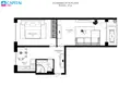 Wohnung 2 zimmer 47 m² Vilnius, Litauen