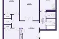 Mieszkanie 4 pokoi 81 m² Vojkava, Białoruś