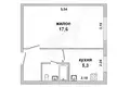 Apartamento 1 habitación 29 m² Muchaviecki sielski Saviet, Belarús