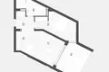 Квартира 1 спальня 59 м² Бечичи, Черногория