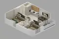 2 bedroom apartment 72 m² Burtaisi, Montenegro