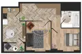 Квартира 2 комнаты 46 м² Москва, Россия