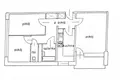 Appartement 3 chambres 51 m² Varsovie, Pologne