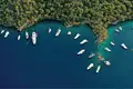 Kompleks mieszkalny Premium residence Nidapark Gocek with a park and swimming pools in the historic center of Fethiye, Turkey
