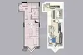1 room apartment 35 m² Lytkarino, Russia