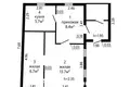 Casa 1 habitación 35 m² Volma, Belarús