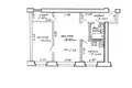 Wohnung 2 zimmer 45 m² Minsk, Belarus