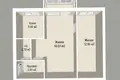 Квартира 2 комнаты 43 м² Минск, Беларусь