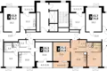 2 room apartment 53 m² Moscow, Russia