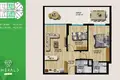 Квартира 2 комнаты 60 м² Мезитли, Турция