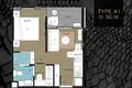 Квартира 31 м² Са Кху, Таиланд