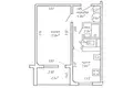 Wohnung 1 zimmer 35 m² Minsk, Belarus