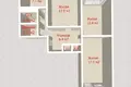 Appartement 3 chambres 65 m² Minsk, Bélarus