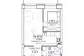 2 room apartment 43 m² Prienai, Lithuania