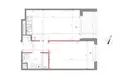 Apartamento 2 habitaciones 43 m² Varsovia, Polonia