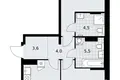 Квартира 2 комнаты 65 м² район Коммунарка, Россия