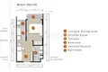 Mieszkanie 1 pokój 28 m² Choeng Thale, Tajlandia