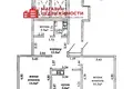 2 room apartment 64 m² Hrodna, Belarus