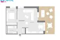 2 room apartment 60 m² Vilnius, Lithuania