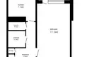 1 room apartment 35 m² Minsk, Belarus