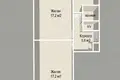 Квартира 2 комнаты 50 м² Минск, Беларусь
