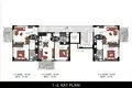 Apartamento 2 habitaciones 44 m² Obakoy, Turquía