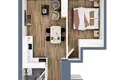 Wohnung 2 zimmer 47 m² Batumi, Georgien