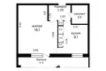 1 bedroom apartment 34 m² Minsk, Belarus