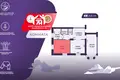 Квартира 3 комнаты 68 м² Минск, Беларусь