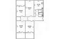 Apartamento 4 habitaciones 81 m² Muchaviecki sielski Saviet, Belarús