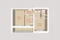 2 room apartment 51 m² Minsk, Belarus