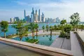 Wohnkomplex New luxury waterfront residence Alba with a private beach and a spa center in the exclusive area, Palm Jumeirah, Dubai, UAE
